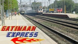 फुल स्पीड गतिमान एक्सप्रैस  Full speed Gatimaan Express [upl. by Enaoj963]