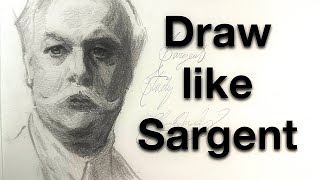 Demo of Sargent’s Techniques Likeness and Style [upl. by Eran]