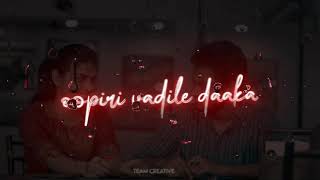 Vadilede Ledinka Whatsapp status  Raindrop  Surya  Shanmukh  Thank you 1k Subscribers😊 [upl. by Skelton]