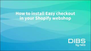 Easy checkout integration to Shopify [upl. by Dlanger84]