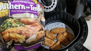 Air Fryer Chickfila Style Southern Style Tenders John Soules Foods Cooks Essentials 53qt Airfryer [upl. by Shaina]