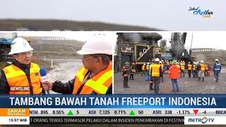 Tambang Bawah Tanah Freeport Berpoduksi Optimal 2022 [upl. by Stern]