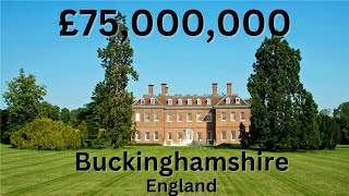 £75000000 Buckinghamshire Manor House Estate  England Real Estate [upl. by Nannette973]