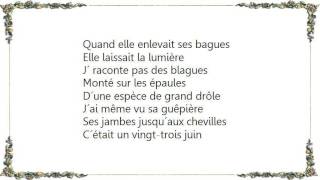 Isabelle Boulay  Le Déjeuner De Soleil Lyrics [upl. by Eylatan]