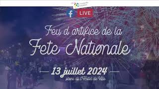 Feu dartifice de la fête nationale [upl. by Arras]