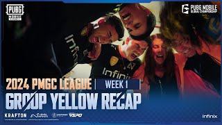 Group Yellow Recap  2024 PUBG MOBILE GLOBAL CHAMPIONSHIP [upl. by Elyagiba]