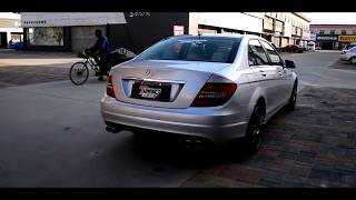 Mercedes Benz C180 EISENMANN exhaust [upl. by Aubrie]