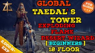 Quick Guide  Exploding Flame Desert Wizard Throne and Liberty Taedals Tower 18 Floor [upl. by Flin879]