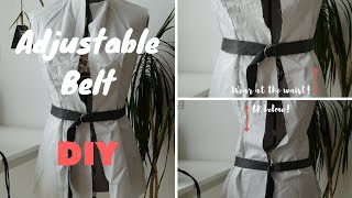 Adjustable belt DIY [upl. by Konstantin]