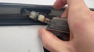 How to Change the License Plate Lights on a Ford SMax [upl. by Neelrad705]