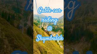 Kazakhstan travel vlog shortsfeed shorts shymbulak cablecar kazakhstanvlog ytshort ownvoice [upl. by Htiderem]