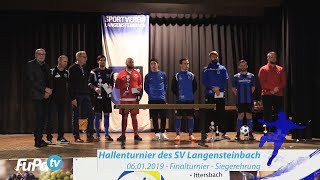 Siegerehrung nach dem Hallenfußballturnier des SV Langensteinbach am 06012019 [upl. by Winsor]