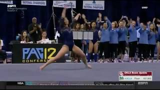 Katelyn Ohashi UCLA 2018 Floor vs Oklahoma 100 [upl. by Naejeillib]