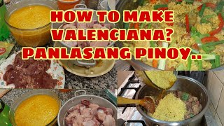 How to make ValencianaPanlasang pinoy [upl. by Heymann]