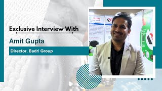 TECHTEXTIL Frankfurt 2024  Exclusive Interview with Amit Gupta Director Badri Group [upl. by Nylyrehc]