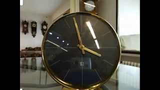 KIENZLE AUTOMATIC TABLE CLOCK WITH DATE MANTEL SHELF JUNGHANS MAUTHE ERA [upl. by Sherar]