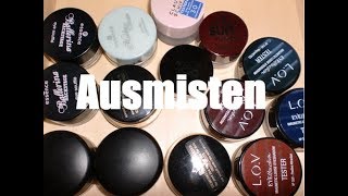 Ausmisten Eyeliner amp Creme Lidschatten [upl. by Atirb]