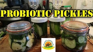 How To Make LactoFermented Probiotic Pickles [upl. by Ashatan14]