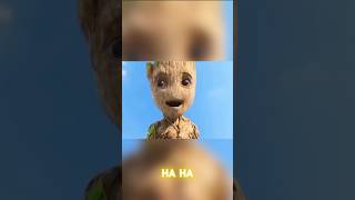 I AM GROOT 😊 SmallGroot 😅so funny trendingshortsvideoviral [upl. by Jadd]