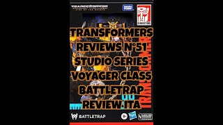 Transformers Reviews N°51 Studio Series Voyager Class Battletrap Review ITA [upl. by Nylhtak]