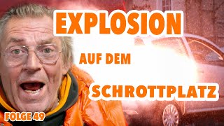 Freds Revier I SchrottplatzSprengung alter Golf aufm Schrottplatz I Folge 49 [upl. by Sheff980]