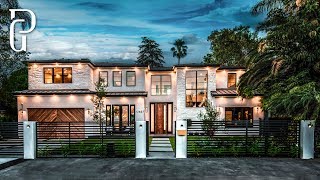 35 Million Dollar Transitional House 12627 Hortense St Studio City Los Angeles [upl. by Skiest475]