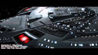 Star Trek Nemesis Enterprise Opening Shot Recreation [upl. by Copp]