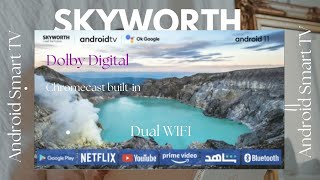 ⭕Skyworth Smart TV 43 Android unboxing and setup [upl. by Trilly]