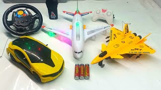 Radio Control Aireopne A380 amp Remote Control Rc Car Unboxing  Radio Control HALICOPTARE  RC toys [upl. by Stoecker]