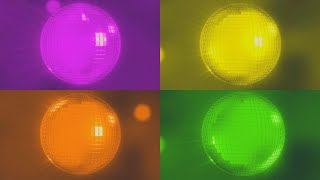 Disco Ball Video Color Party Lights for Room😜Changing Dance Screen Effect [upl. by Gombach]