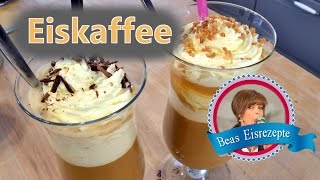 Eiskaffee selber machen  Vanilleeis und Sahne  Zubereitung [upl. by Ranip705]