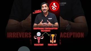 What is Vasectomy amp Tubectomy Irreversible Contraception Treatments Explained biology neet [upl. by Euqram]