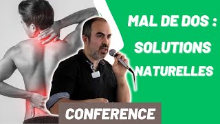 Lombalgie  comment soigner le mal de dos sans médicament 💊 Conférence Santé [upl. by Nylatsirk274]