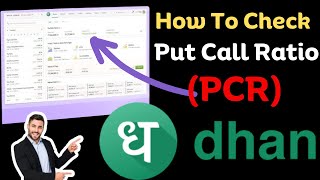 How to check Put Call Ratio PCR in Dhan Trading Platform  putcallratio [upl. by Thurnau]