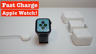 How to Fast Charge your Apple Watch [upl. by Nahsin]