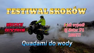 Festiwal skoków do wody quadami  Topimy QJ MOTOR SFA 1000 Mój Canam wreszcie ochrzczony 💪 [upl. by Revolc]