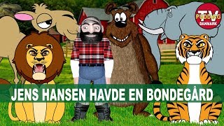 Jens Hansen havde en bondegård og meget mere  Danske børnesange [upl. by Natanhoj91]