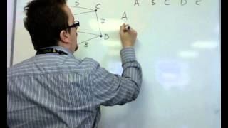 AQA Decision 1 802 The Travelling Salesperson Problem Making a Graph Complete [upl. by Suirtemed]