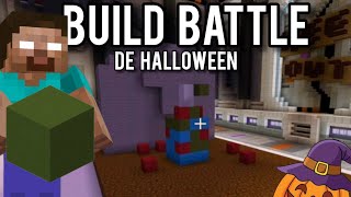 Build Battle no Minecraft com tema de halloween [upl. by Delainey]