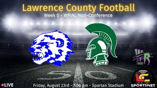 Laurel Spartans vs Ellwood City Wolverines  WPIAL Football  Week 0  Aug 23 2024 [upl. by Ahsyle78]