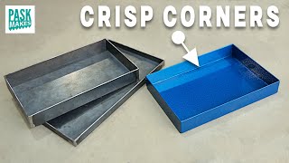 How to Make Useful Steel Boxes  Simple Jig with No Folding Equipment Needed [upl. by Mortimer707]