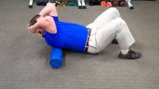 Postural Stretches using the Foam Roller for Upper Back and Neck Pain [upl. by Nosreh775]