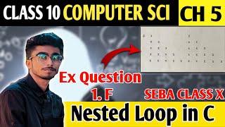 Nested Loop in C Exercise Solved Answer 1G  Nested Loop In C Class X Seba Solved Answer [upl. by Thora]