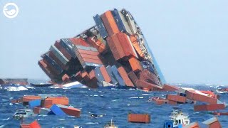 Losing More than 1800 Containers The Most Epic Large Container Ship Disaster Costs  Billions [upl. by Hunley]