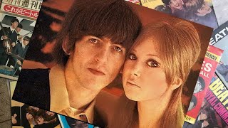 ♫ George Harrison with his new wife the model Pattie Boyd 1966 [upl. by Vashtia734]