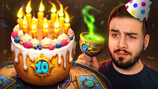 The Hearthstone 10 Year Anniversary Challenge [upl. by Amalle]