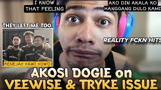 AKOSI DOGIE TALKS ABOUT THE ISSUE BETWEEN VEEWISE AND BLACKLIST CEO TRYKE GUTIERREZ 🤯 [upl. by Roxane736]