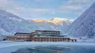 MOST LUXURIOUS RESORT IN GABALA AZERBAIJAN  QAFQAZ TUFADANG MOUNTAIN RESORT [upl. by Enomsed]