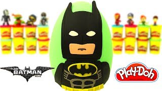 Ovo Surpresa Gigante do Lego Batman em Português Brasil de Massinha Play Doh [upl. by Jb489]