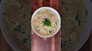 Parmesan Orzo with Garlic Shrimp [upl. by Ebanreb]